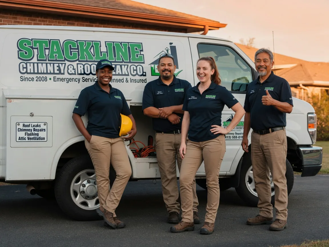 Chimney flashing repair company in Lachine, MI